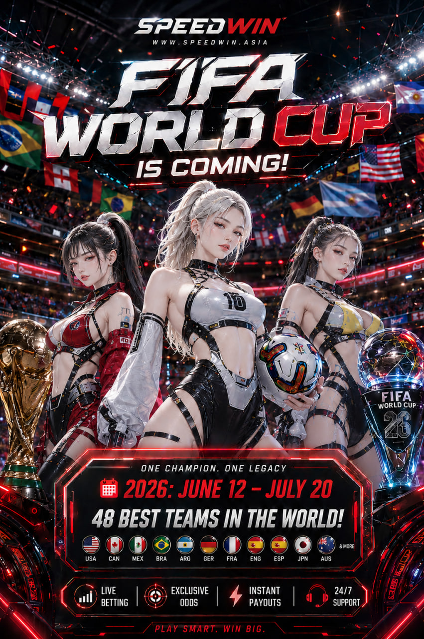 🎉 Sempena FIFA World Cup 2026, SPEEDWIN Membawakan Kemeriahan Bola Sepak Terus Kepada Anda! Bersama2 Kita Raikan Festival Bola Sepak Terbesar Dunia Dengan Lebih Meriah !! ⚽️🌍